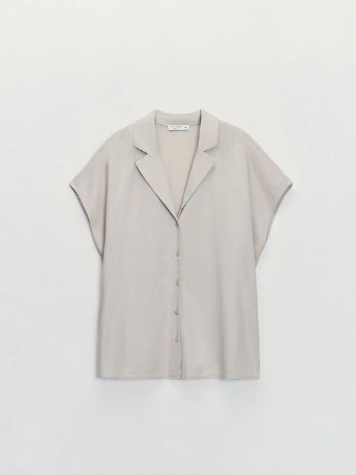 Льняная блуза с отложным воротником ZR2605012003-36 / Zarina