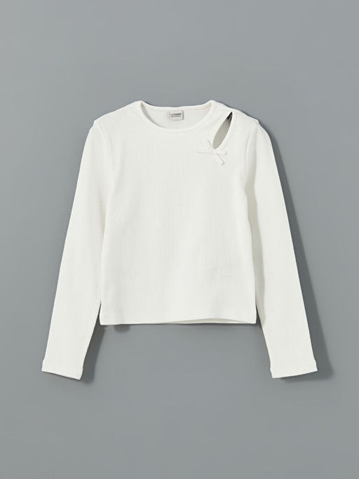 Bisiklet Yaka K?z ?ocuk Ti??rt ve ?ort Etek - Waikiki фото 2