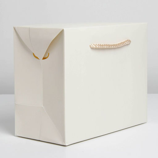 Пакеткоробка Белый, 23 18 11 см - Дарите счастье фото 3