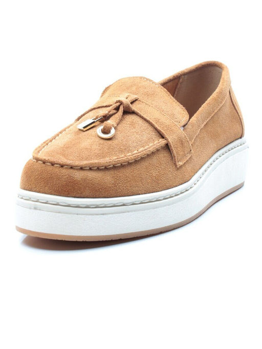 03-5061-8 BROWN Лоферы женские (натуральная замша) - No name фото 6