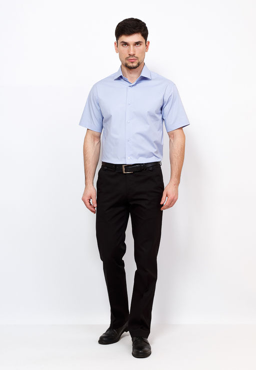 Сорочка мужская короткий рукав GREG 220/107/6403/Z STRETCH  фото 6