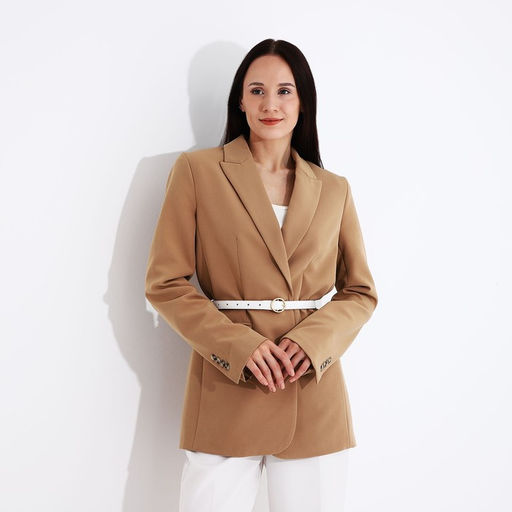 Ремень женский, ширина 2 см, винт, пряжка металл, цвет белый - Simaland фото 3