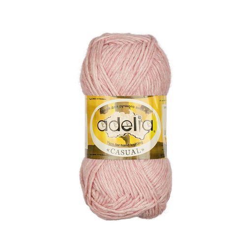 Пряжа ADELIA CASUAL 72% хлопок, 28% акрил 10 шт. х 50 г 130 м  6 м