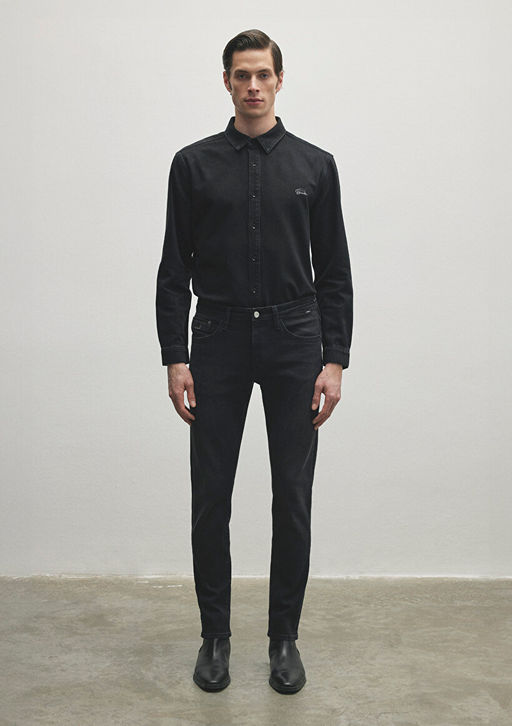 Jake Lux Black Antrasit Jean Pantolon - Mavi фото 3