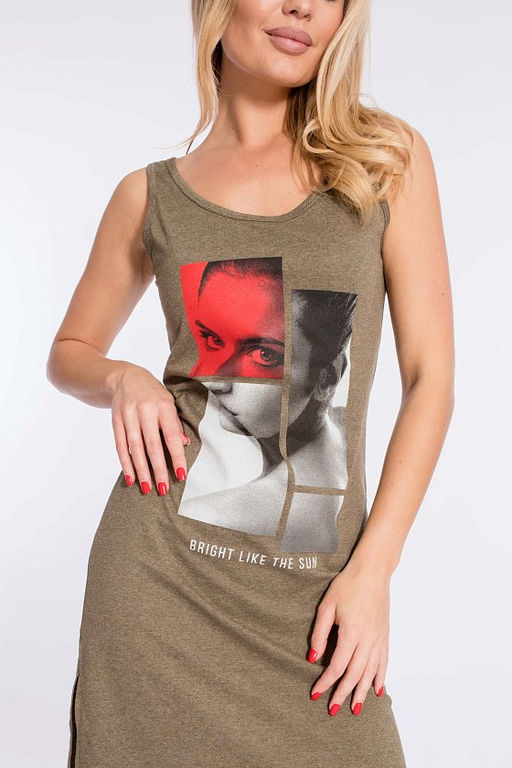 Сарафан М319145Пх Хаки - Елена фото 5