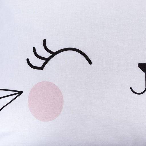 Постельное бельё Этель 1,5 сп Pink cat 143х215 см, 150х214 см, 50х70 см -1 шт, 100% хлопок, бязь  фото 4