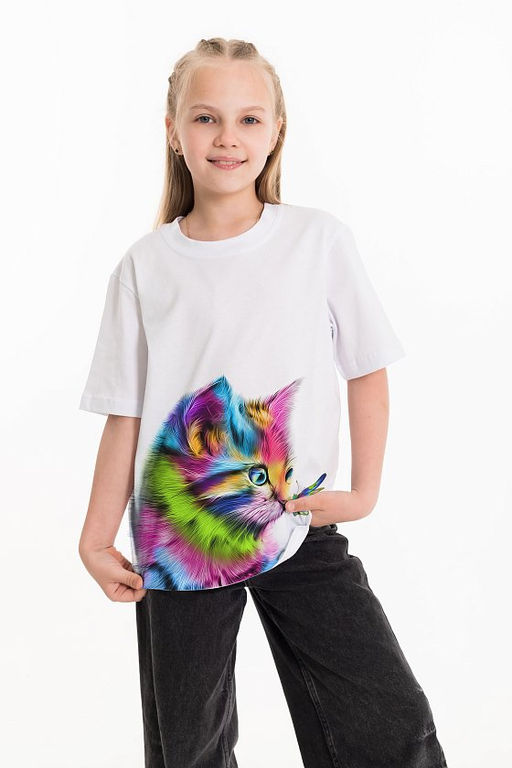 Футболка М225090Па белый - Елена фото 3