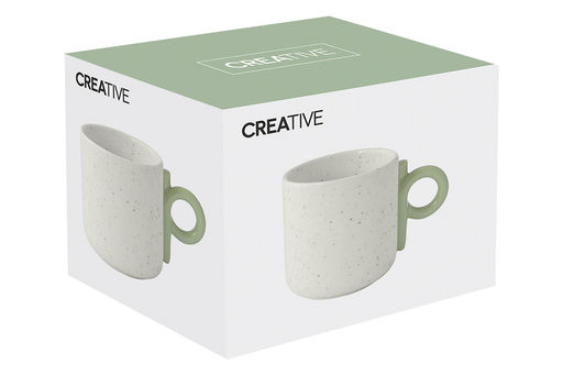 Кружка Creative, бело-зелёная, 0,35 л - Easy life фото 2