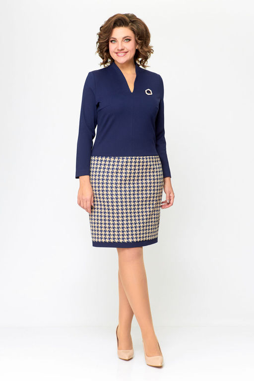 Блуза Swallow 803.2 черный+серебряный узор фото 970