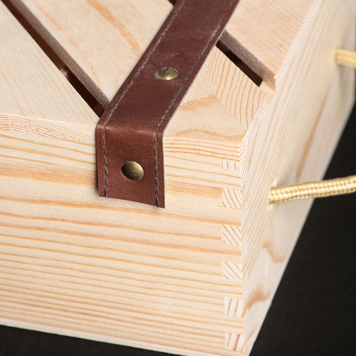 Ящик для хранения вина Мускаде, 3520 см, на 2 бутылки - Доляна фото 4