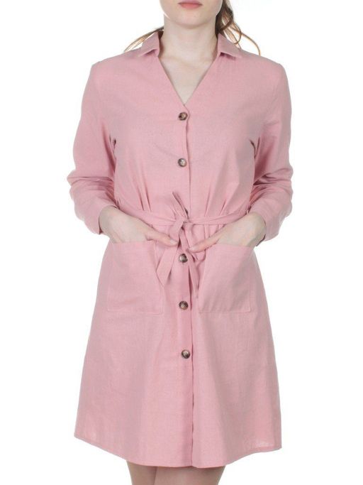 805 PINK Платье летнее хлопковое Fashion