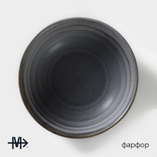 Миска фарфоровая Magistro Urban, 260 мл, d=12 см, цвет серый  фото 9