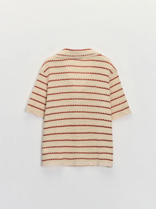 Рубашка свободного кроя в полоску ZR2605023406-265 / Zarina