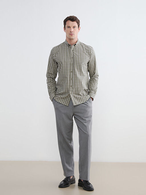 Regular Fit Ekose Erkek G?mlek