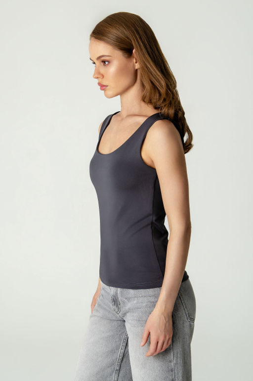 Арт.3801/2 Майка женская 44-48 (3 шт) Цвет:графит - Калинка фото 5