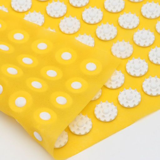 Аппликатор Кузнецова комплект, 144 колючки, спантекс, желтый, 260×560 мм + валик 140×230