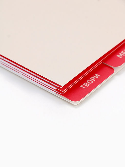 Цена за 2 шт. Блокнот с разделителями А6, 48 листов «Действуй»