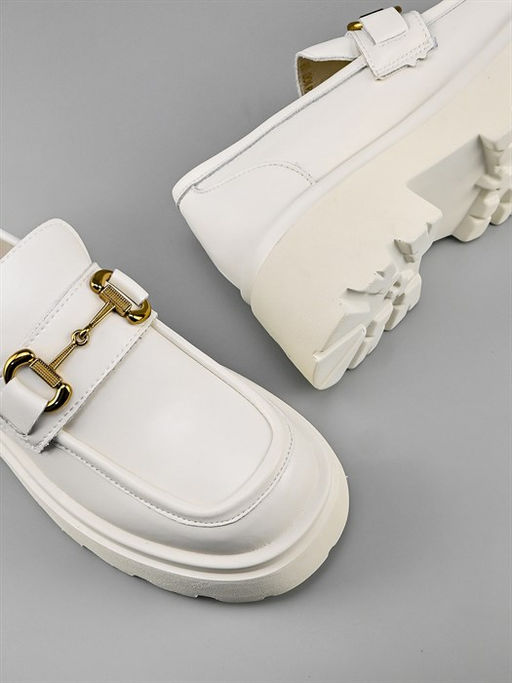 Лоферы женские/ Броги P-41MB White - Piniolo фото 5