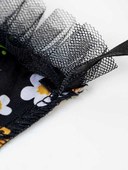 Карнавальный набор «Народная краса»: юбка р-р. 40-48, воротник, повязка, цвет чёрный