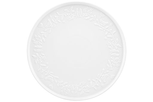 Блюдо-поднос 28*28*2 см Птички на ветке с бортиком, фарфор - Elan gallery фото 4