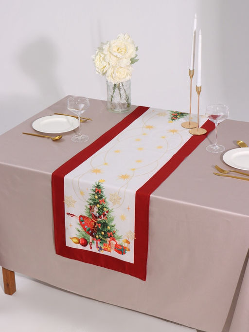 Дорожка новогодняя на стол «Этель. Щелкунчик», 40×147±5 см, 100% хлопок, саржа 190 г/м²