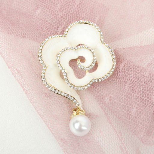 Брошь Роза / 3343 /уп 24/ - Галеонтрейд фото 2