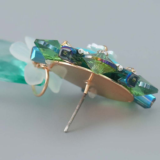 Серьги длинные на гвоздиках арт. 13 1008 (id 265532) - Rada фото 3