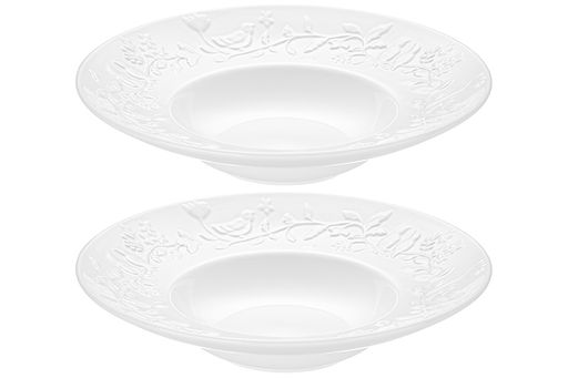 Набор суповых тарелок 2 пр. 25*25*5,5 см Птички на ветке - Elan gallery фото 11