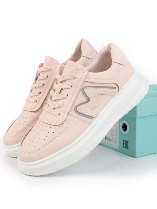 05-P11-2 LT. PINK Кроссовки женские (натуральная кожа) - Фабричный китай фото 15