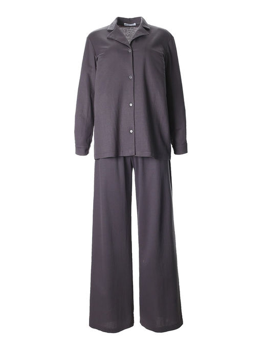 Костюм женский (рубашка, брюки, топ) KAFTAN Base, размер 44, цвет графит