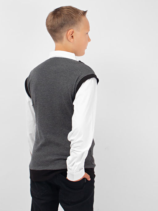 Джемпер-обманка для мальчика Соль&Перец уценка  фото 5