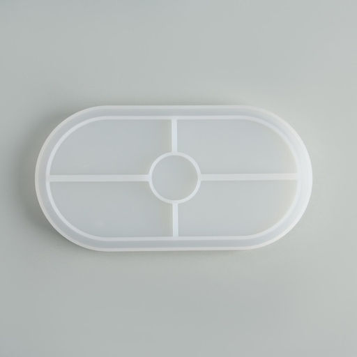 Подставка из гипса. Набор для создания поддона с красками «Овал»