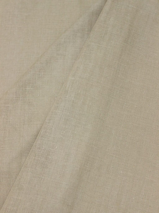 Муслин Премиум двухслойный гладкий цв.Бежево-молочный, ш.2.5м, хлопок-100%, 120гр/м.кв