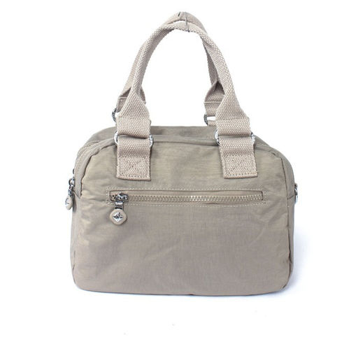 Сумка женская текстиль BoBo-91027, 2отд, плечевой ремень, серый 266008  фото 2