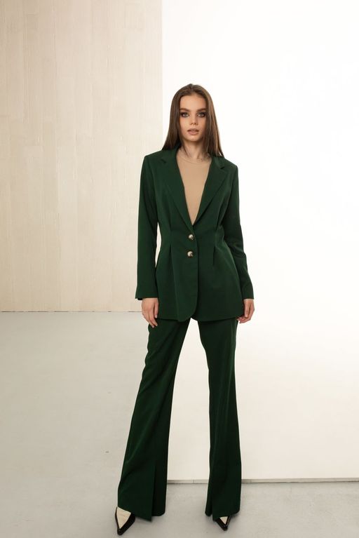 Костюм AURA 9114-164 изумруд