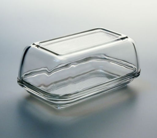 Масленка 17см с крышкой прозрачная - Luminarc фото 2