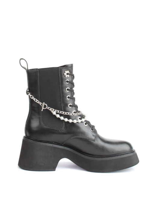 01-GZ6190-L61 BLACK Ботинки демисезонные женские (натуральная кожа) - Фабричный китай фото 10