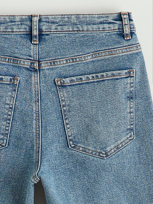 Wideleg Kad?n Jean Pantolon