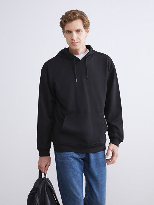 Uzun Kollu Erkek Hoodie