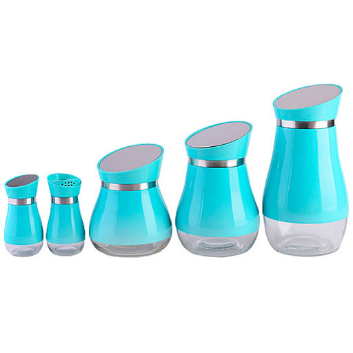 31033 Набор для сыпучих продуктов 5пр стекло/нерж/ст MB (х4). - Mayer&boch фото 6