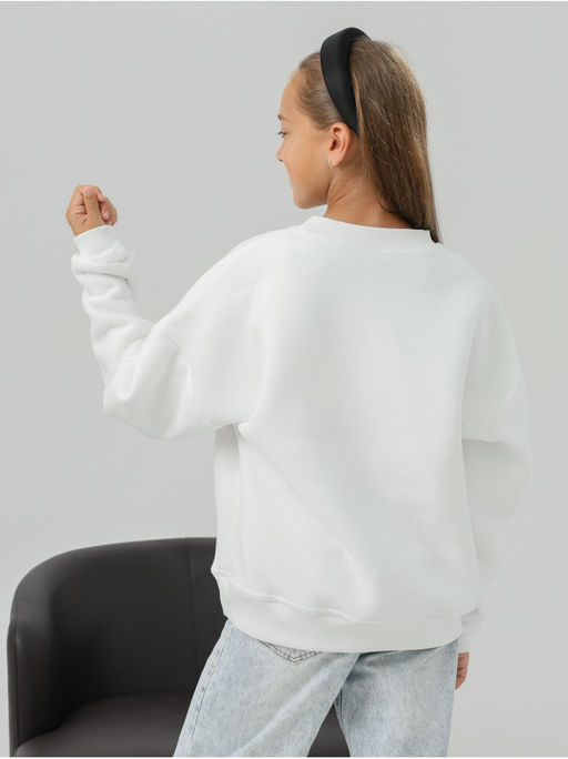 Свитшот Начес Элегант Какао Девочка - София фото 15