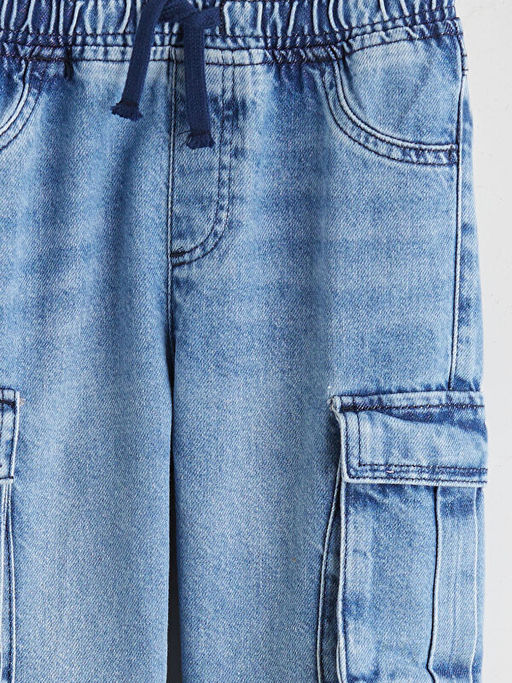 Beli Lastikli Erkek ?ocuk Jogger Jean Pantolon