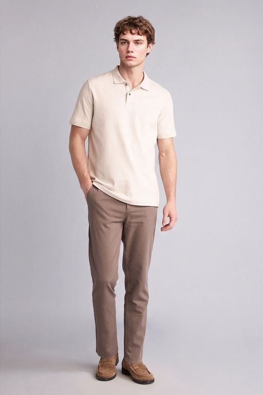 %100 Pamuk Regular Fit Polo Ti__rt - Defacto фото 5