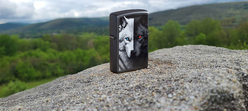 Зажигалка ZIPPO Два волка | Two Wolves 46694  фото 7