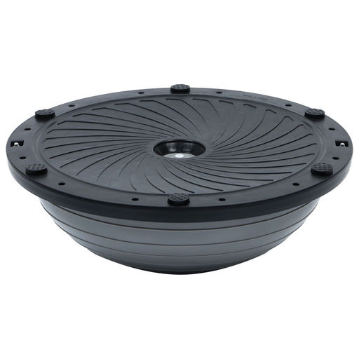 Полусфера BOSU гимнастическая ONLYTOP, с насосом, 46×20 см, серая