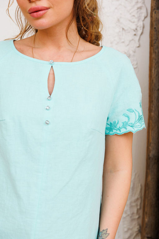 Платье AMORI 9800 мята  фото 2