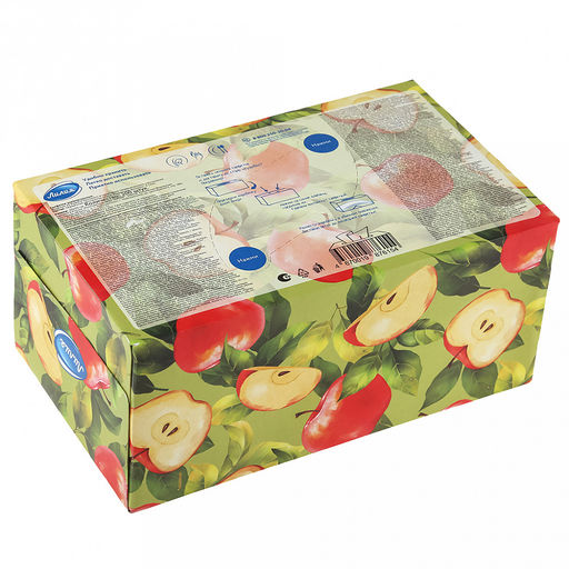 Салфетки бумажные 20х19см "Универсальные", 2-х слойные, 200 штук в упаковке, микс (Россия)