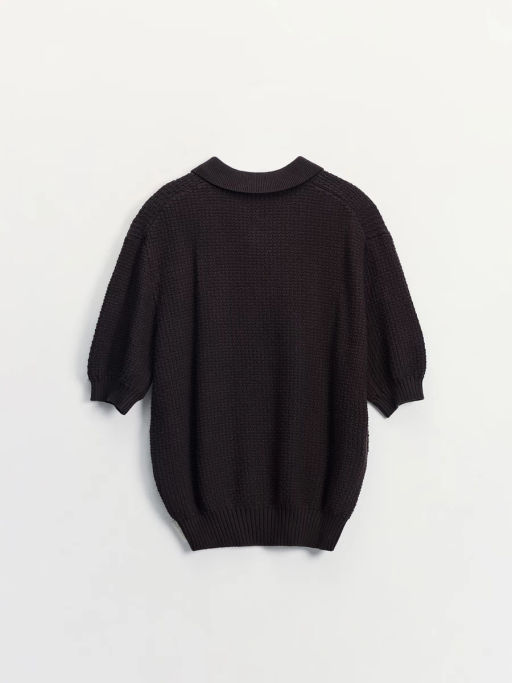 Джемпер поло фактурной вязки ZR2605043301-27 / Zarina