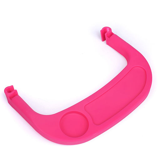 Коляска для кукол металлическая, складная, прогулочная, со столиком, с тентом, с корзиной, Единорожки