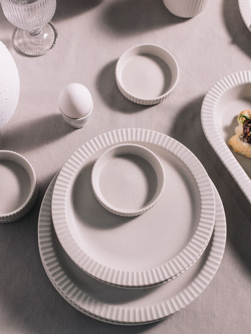 Тарелки Magistro Jarwah Lausanne, d=25 см, обеденные, набор 2 шт., фарфор, белые  фото 8